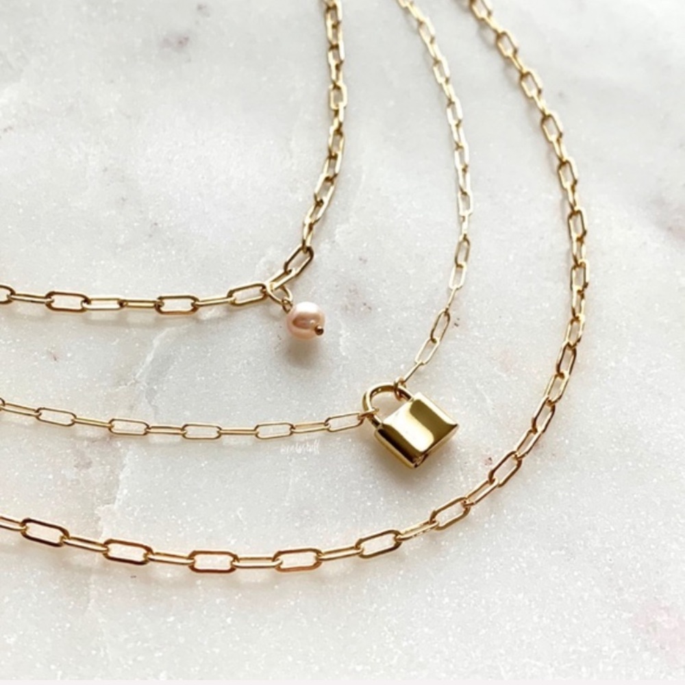 Petite Padlock Necklace